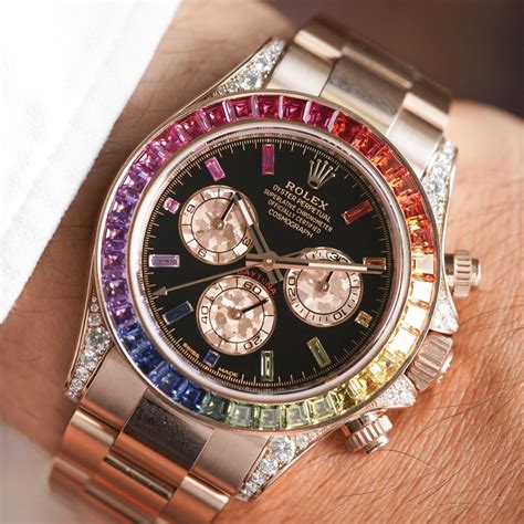 rainbow dial rolex daytona|rolex daytona horloges.